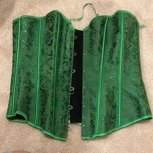 Green corset
